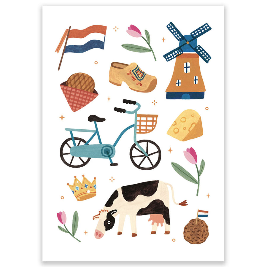 Dutch Highlights Postcard - Little Lefty Lou