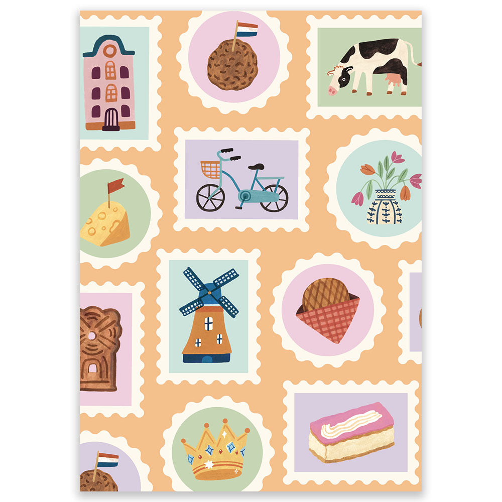 Dutch Stamps Postcard - Little Lefty Lou