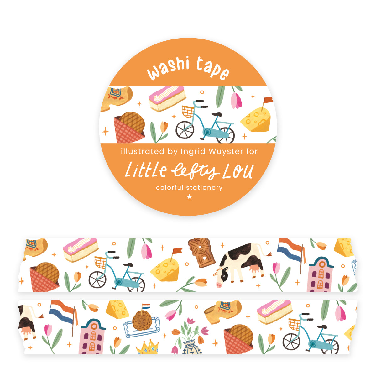 Dutch Highlights Washi Tape - Little Lefty Lou