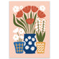 Flower Vases Postcard - Little Lefty Lou