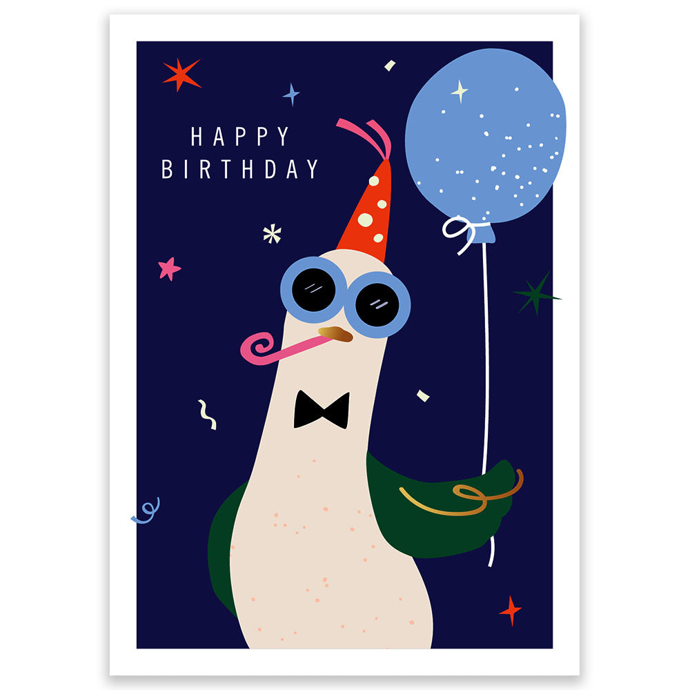 Happy Birthday Goose Postcard - Little Lefty Lou