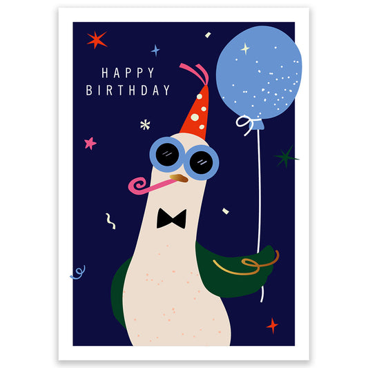 Happy Birthday Goose Postcard - Little Lefty Lou