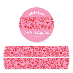 Hartjes en Rozen Washi Tape - Little Lefty Lou