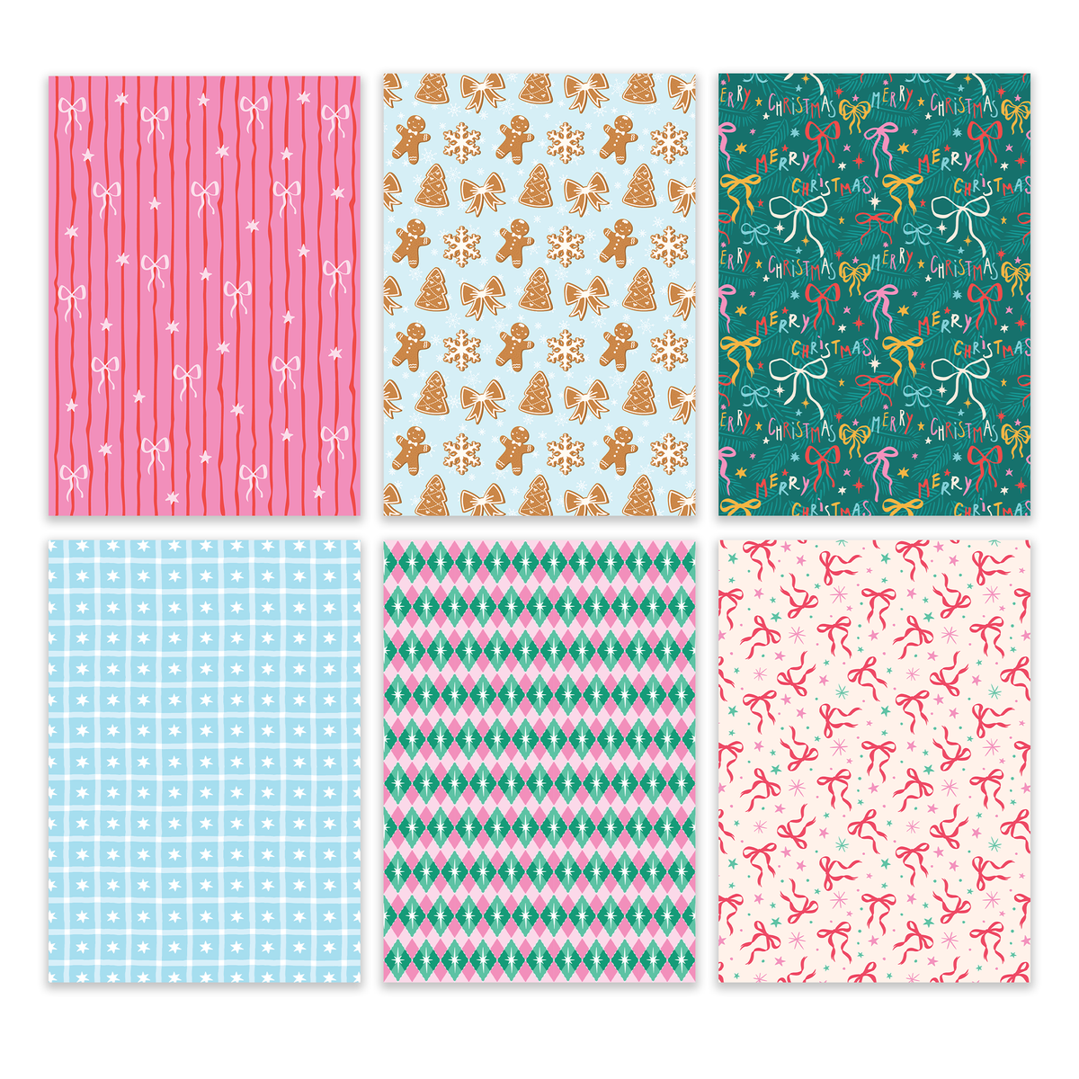 Holiday Cheer Journaling Paper Set