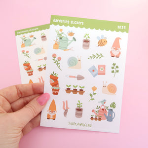 Gardening Stickers (S033) - Little Lefty Lou