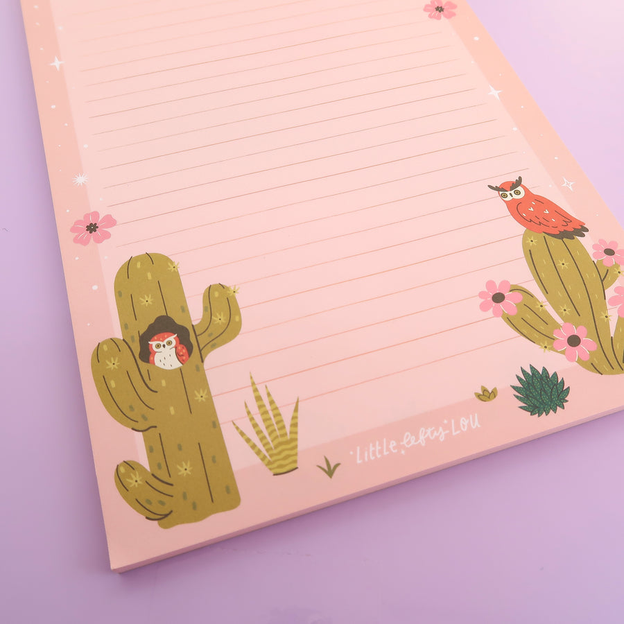 A5 Cacti Schrijfblok - Little Lefty Lou