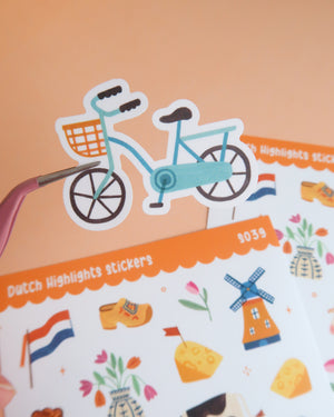 Pre-Order: A6 Dutch Highlights Sticker Sheet (S039)