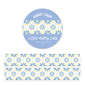 Mediterranean Tiles Pattern Washi Tape - Little Lefty Lou