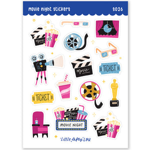 Film Avond Stickers (S026) - Little Lefty Lou