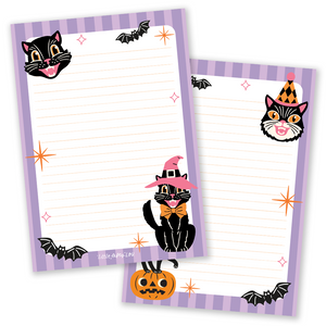 A5 Vintage Halloween Notepad Double Sided
