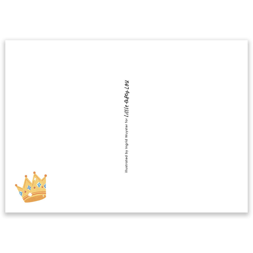 Oranje Tompouce Koningsdag Postcard - Little Lefty Lou