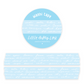 Script Light Blue Washi Tape - Little Lefty Lou