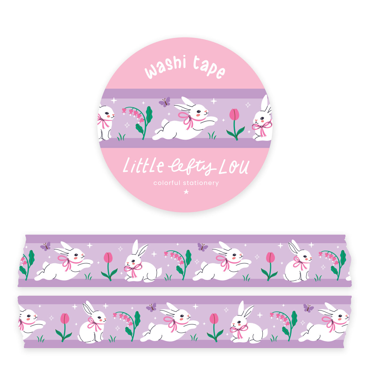 Spring Bunnies Washi Tape - Little Lefty Lou