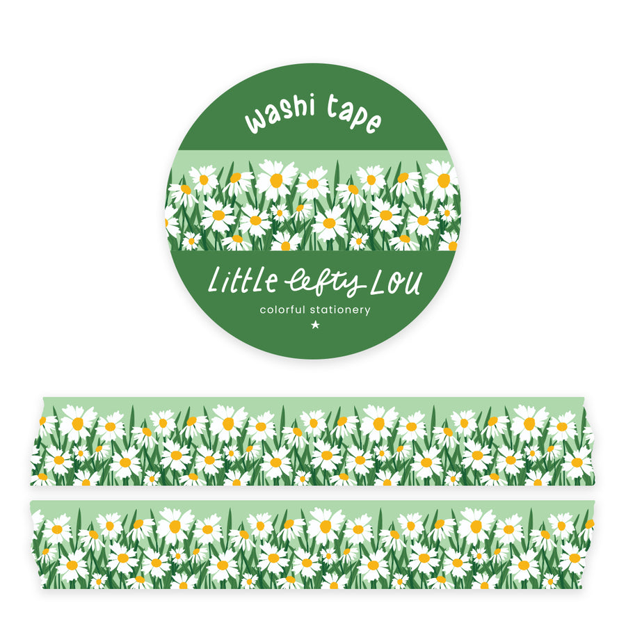 Daisies Border Washi Tape - Little Lefty Lou
