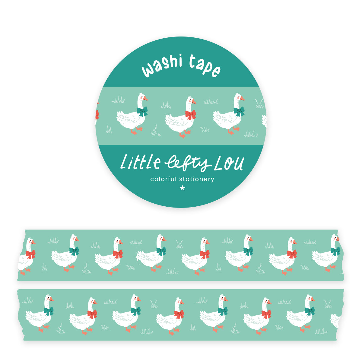 Goose Washi Tape - Little Lefty Lou