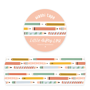 Pencils Washi Tape - Little Lefty Lou