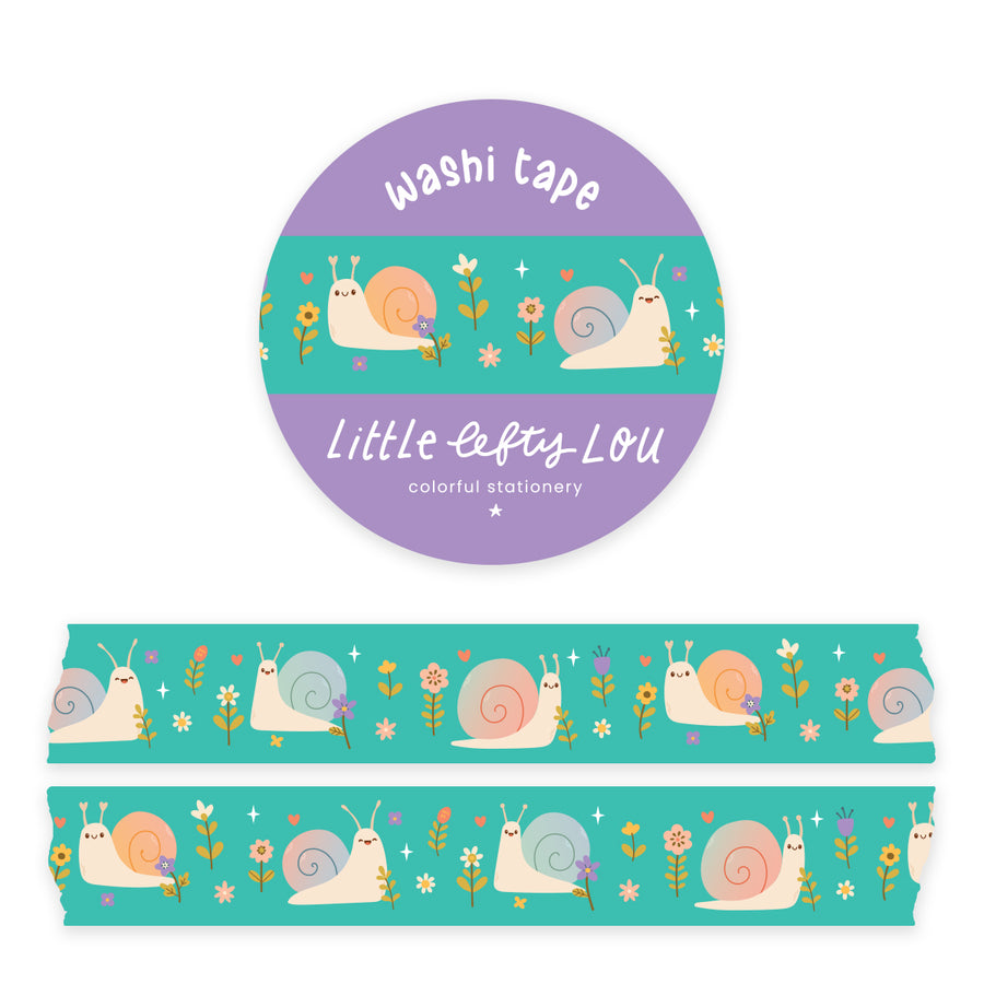 Snails Washi Tape - Little Lefty Lou