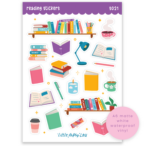 A6 Reading Sticker Sheet (S021)