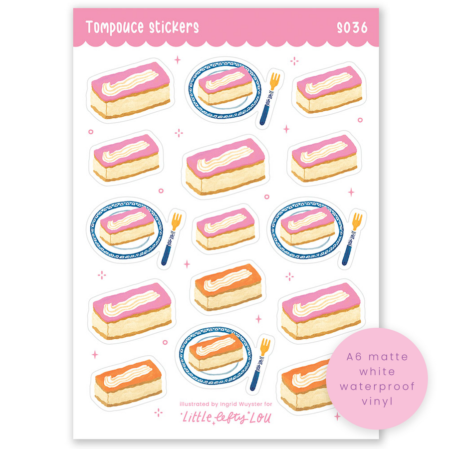 A6 Tompouce Sticker Sheet (S036)