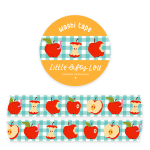 Gingham Apples Washi Tape