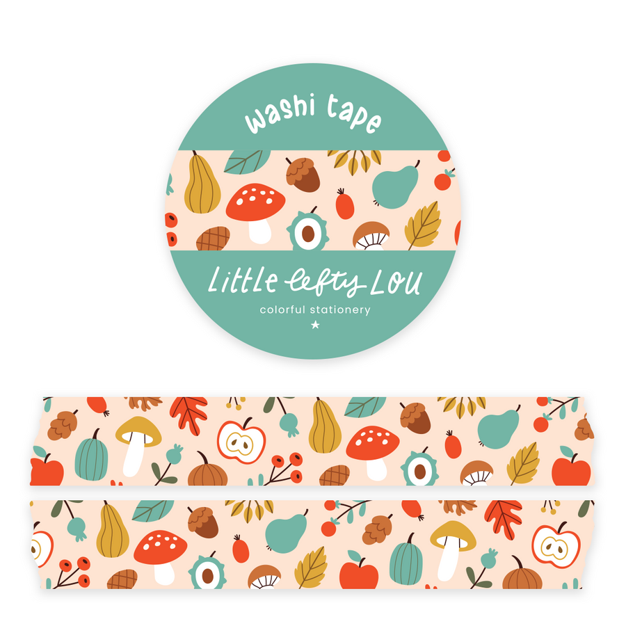 Autumn Vibes Washi Tape - Little Lefty Lou