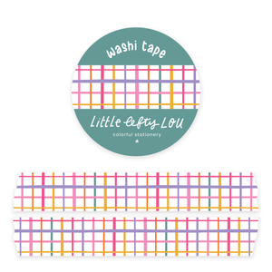 Colorful Grid Washi Tape
