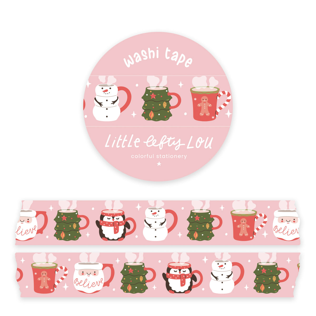Christmas Drinks Washi Tape