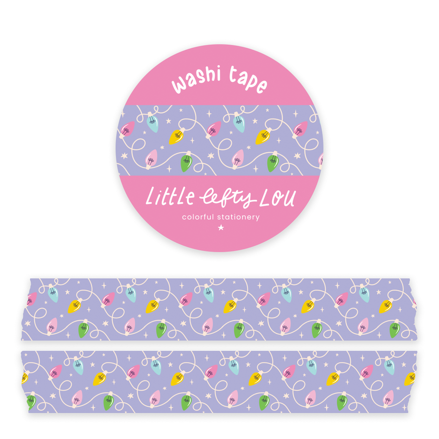 Christmas Lights Washi Tape