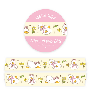 Duckies With Bows Washi Tape - Little Lefty Lou