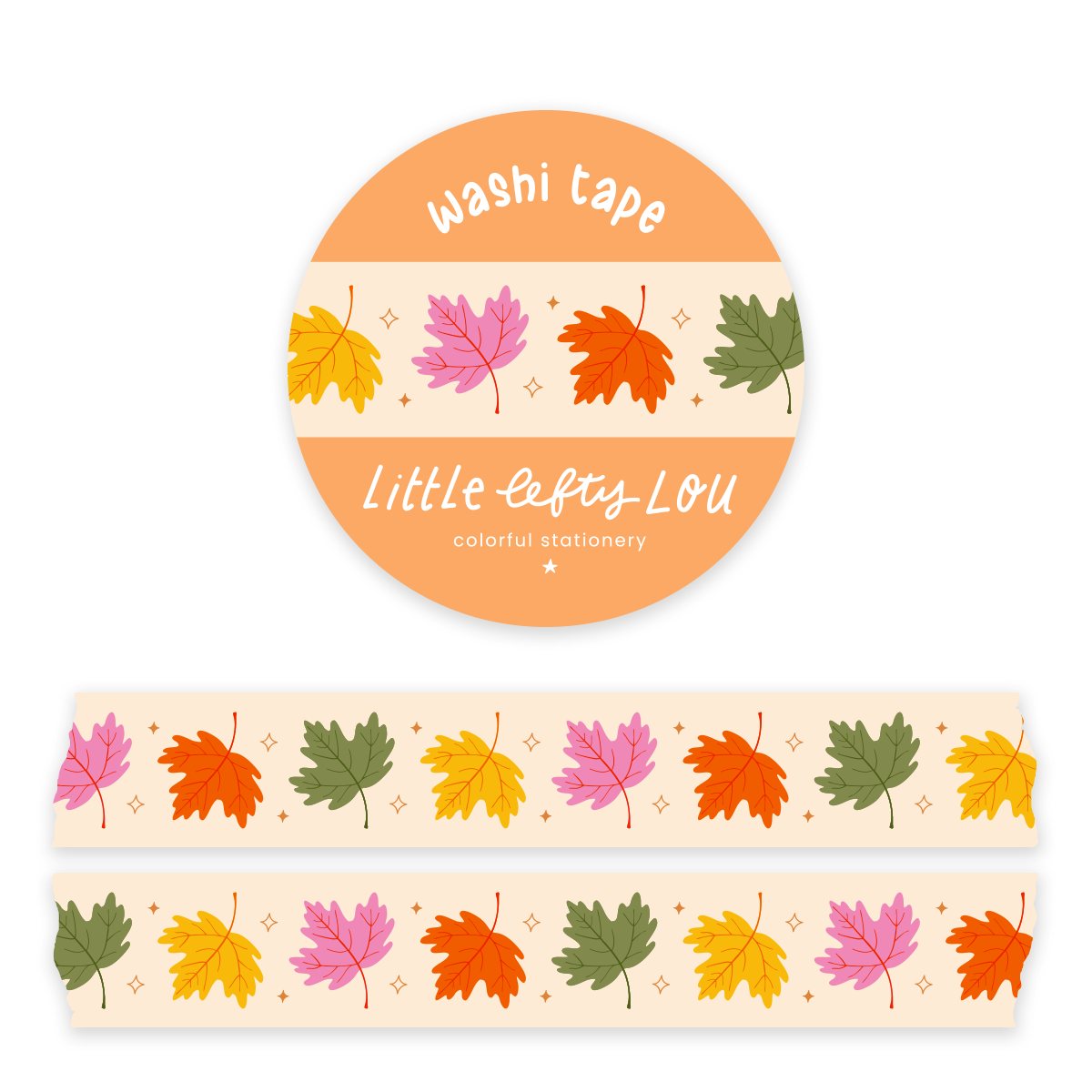Fall Leaves Washi Tape