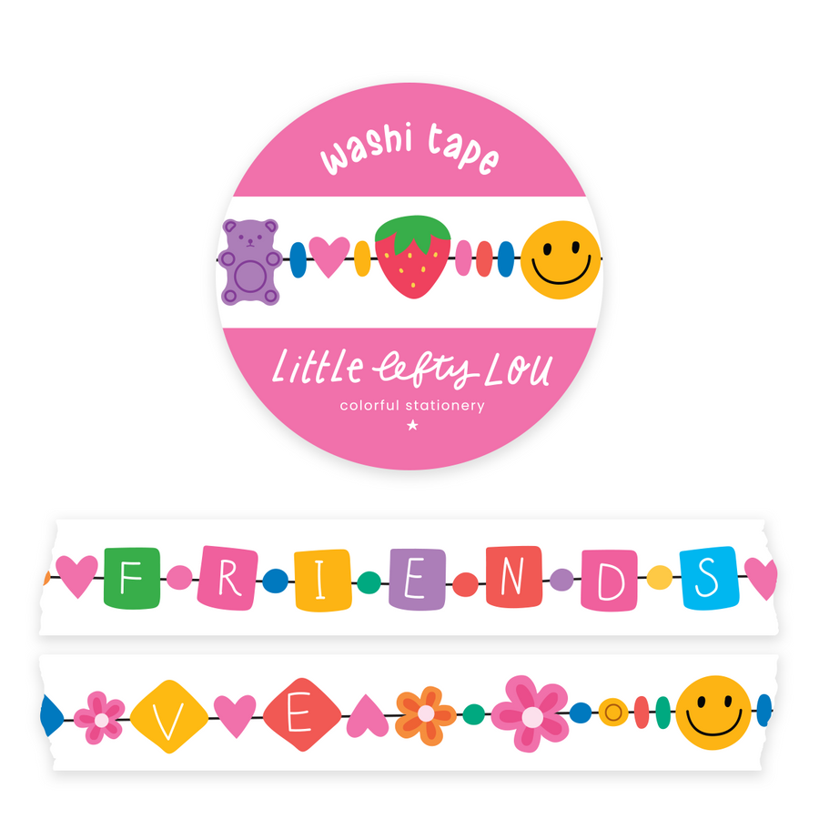 Friendship Bracelet Washi Tape - Little Lefty Lou