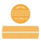 Ochre Yellow Grid Washi Tape