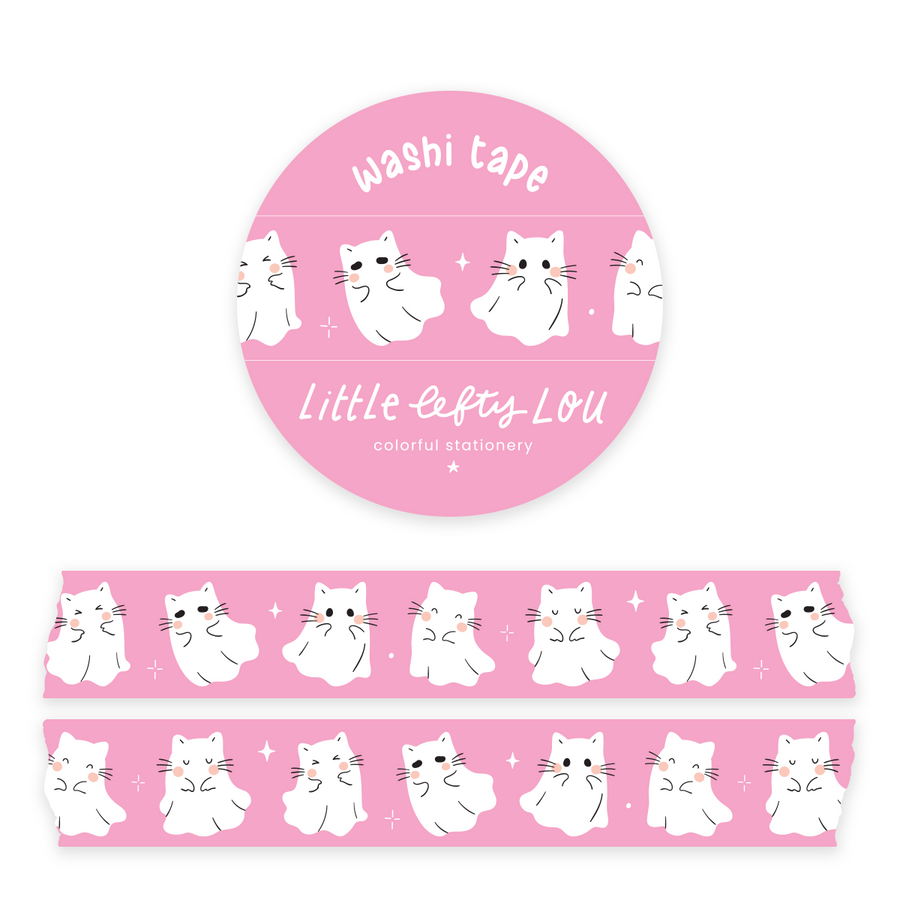 Ghost Cats Washi Tape - Little Lefty Lou