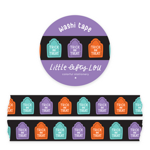 Gravestones Black Washi Tape - Little Lefty Lou