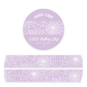 Spiderweb Purple Washi Tape - Little Lefty Lou