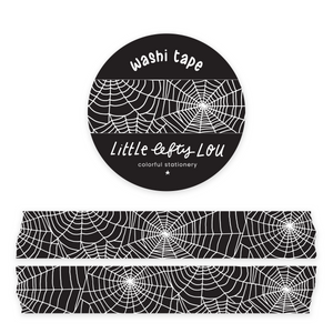 Spiderweb Black Washi Tape - Little Lefty Lou