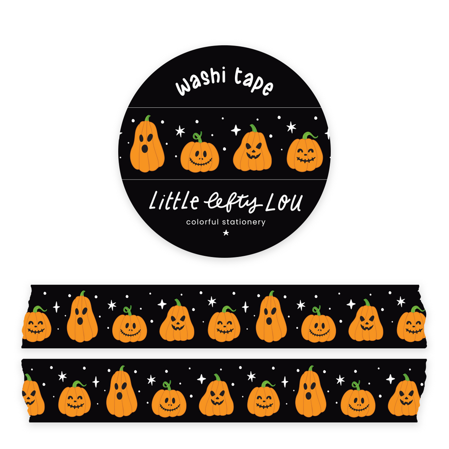 Jack-o'-lanterns Washi Tape - Little Lefty Lou