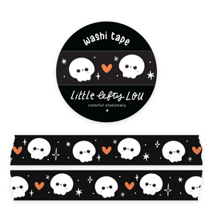 Skulls Black Washi Tape - Little Lefty Lou