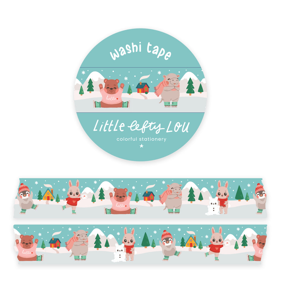 Ice Skating Washi Tape - Little Lefty Lou