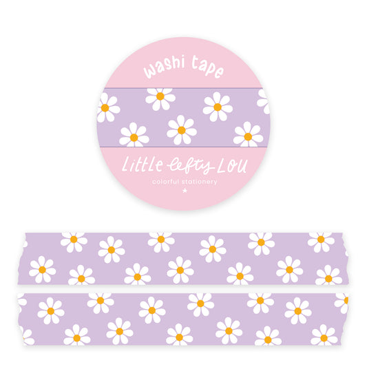 Lilac Daisies Washi Tape