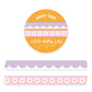 Lilac Scallops and Pink Daisies - 2 Slim Washi Tapes
