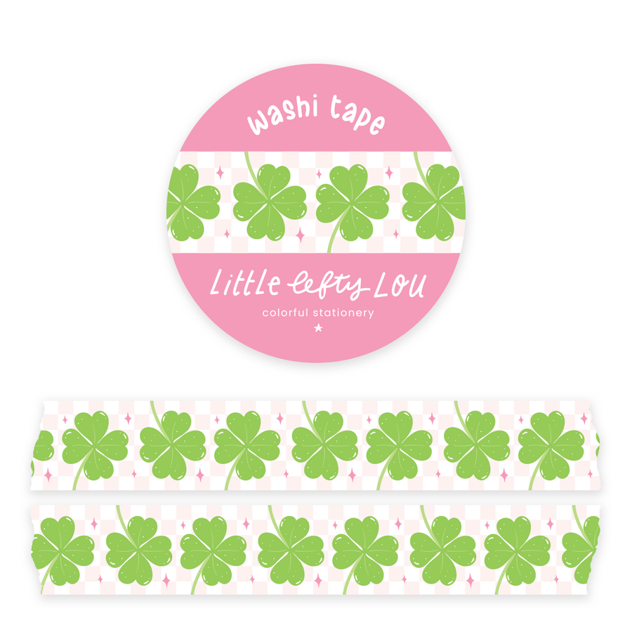 Lucky Clover Washi Tape - Little Lefty Lou