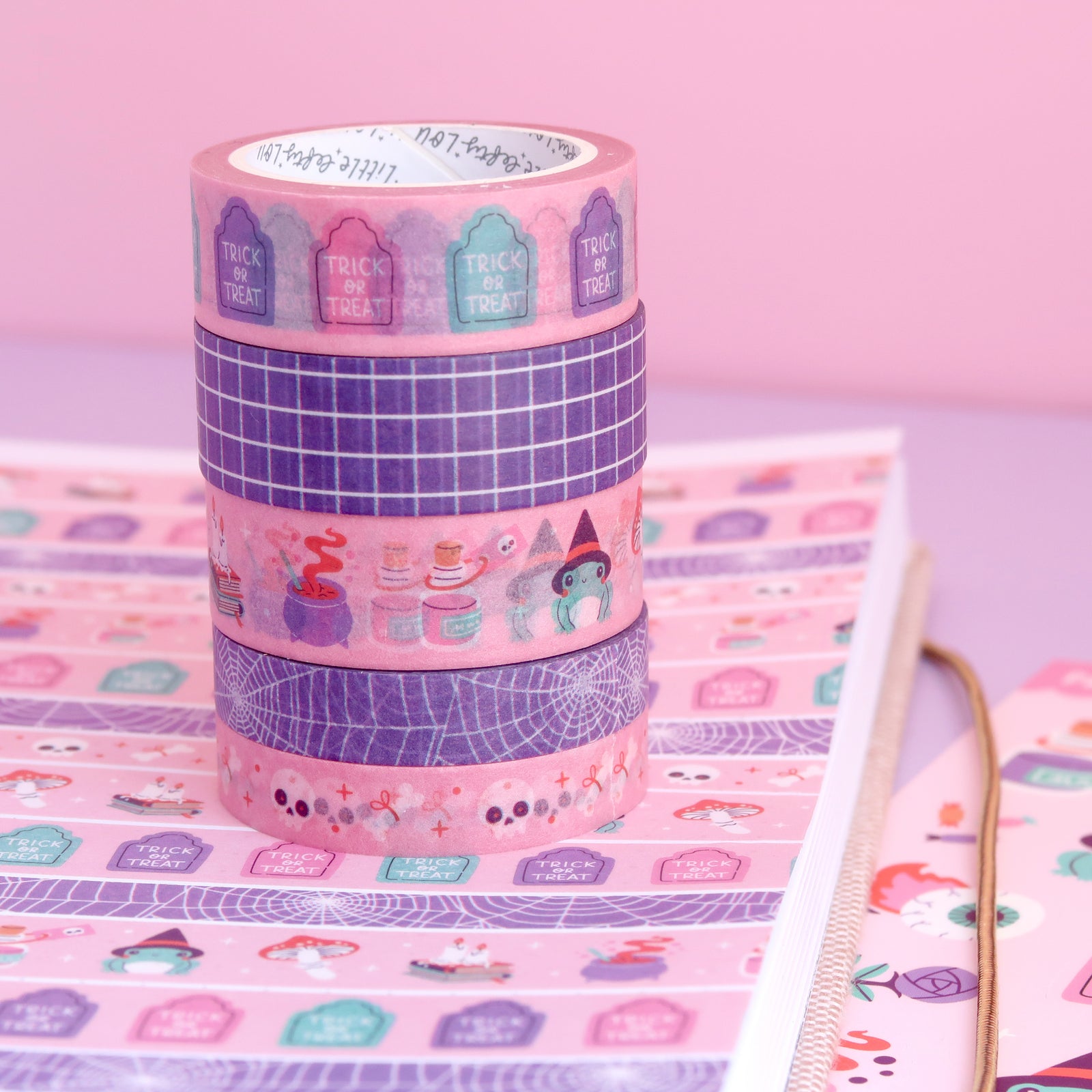 Purple Grid Washi Tape - Little Lefty Lou