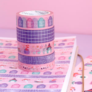 Purple Grid Washi Tape - Little Lefty Lou