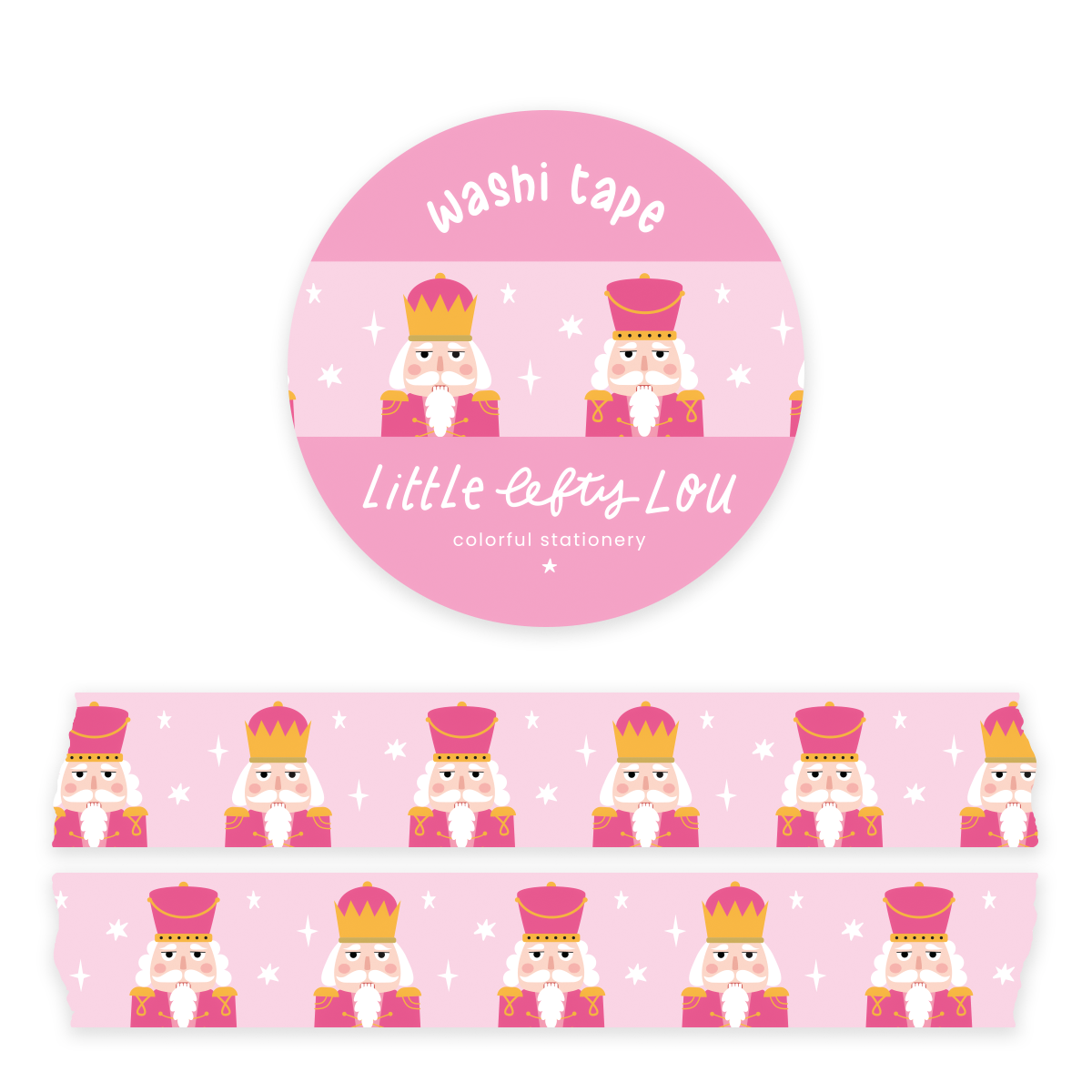 Pink Nutcracker Washi Tape