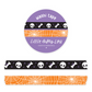 Skulls And Spiderweb Black Orange - 2 Slim Washi Tapes