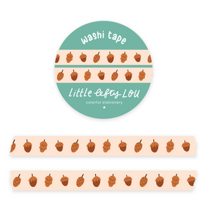 Smalle Acorns Washi Tape - Little Lefty Lou