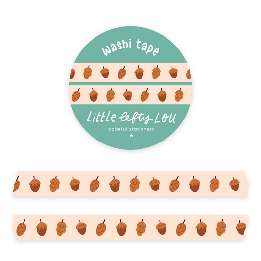 Smalle Acorns Washi Tape
