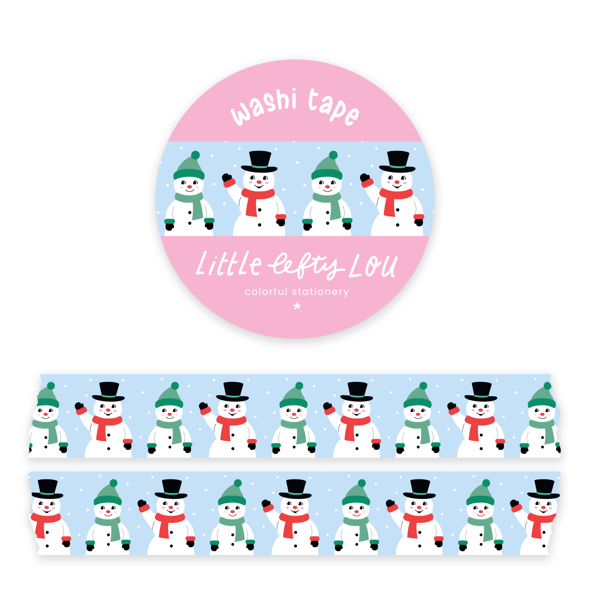 Snowman Washi Tape