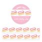 Pink Tompouce Washi Tape - Little Lefty Lou